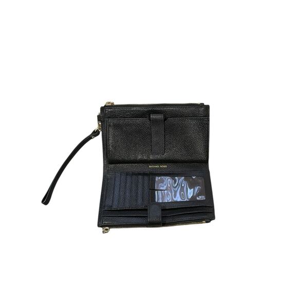 Michael Kors MK Jet Set Travel Double Zip Phone Wristlet Wallet - Picture 5 of 13